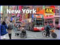 4K 𝐖𝐀𝐋𝐊 NEW YORK City Manhattan Walking Tour NYC USA NY