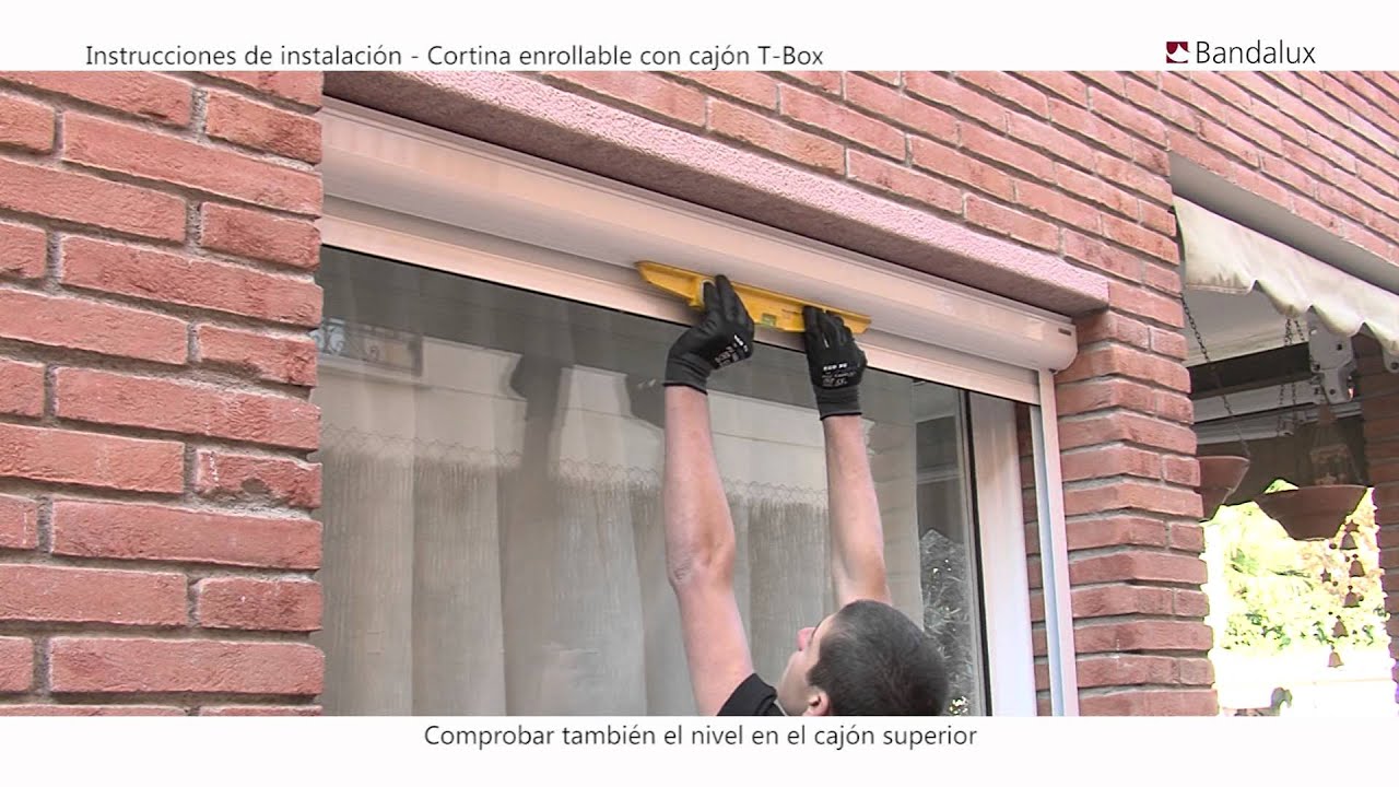Bandalux | Instalación Cortina Enrollable con Cajón T BOX