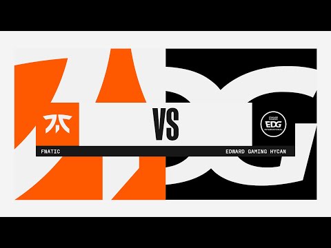 FNC vs. EDG | Group Stage | 2022 World Championship | Fnatic vs. Edward Gaming Hycan (2022)
