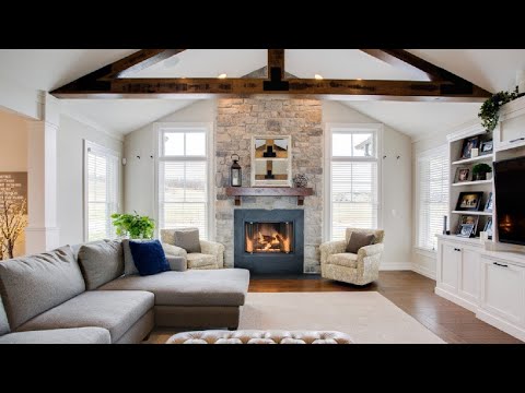 131 #8 Amazing Best Rustic and Warm Living Room Design Ideas 2019