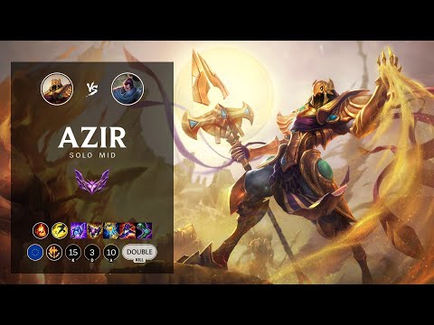 Azir Mid vs Yasuo - EUW Master Patch 12.8