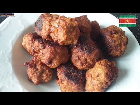 Surinamese Stewed Meatballs / Surinaamse Gestoofde Gehaktballen