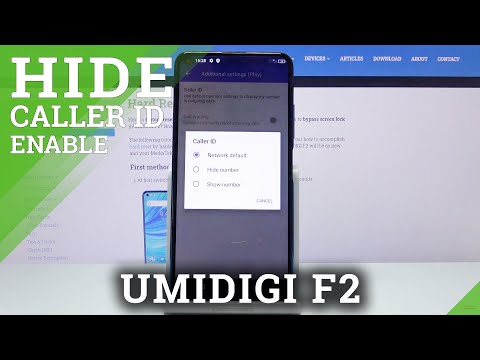How to Hide Caller ID in UMIDIGI F2 – Calls Settings
