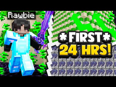 MY *INSANE* FIRST 24 HOURS AS A *SOLO!* | Minecraft Factions | Complex Gaming [1]