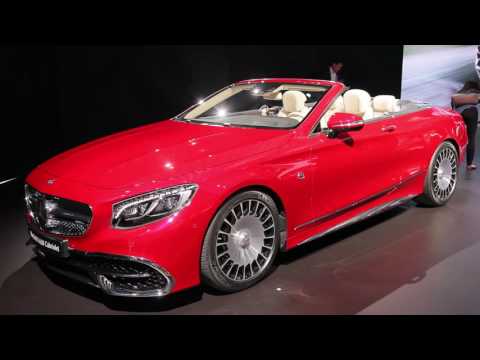 2018 Mercedes-Maybach S650 Cabriolet preview