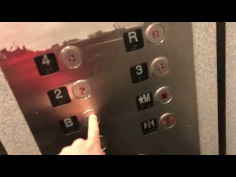 1960 Turnbull (Modded by Kone) Traction Elevator at Broughton square parking garage - Victoria BC