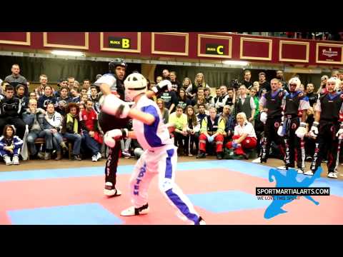 Roland Kiss v Raymond Daniels - Kiraly 2 v All Stars - Men's Team Sparring - 2014 Irish Open