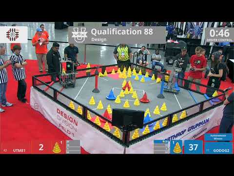 2018 VEXU Design Q88 - UTME1 vs GODOG2 - 10 to 68