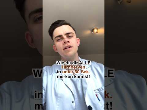 Remember cranial nerves in under 60 seconds🧠🥼