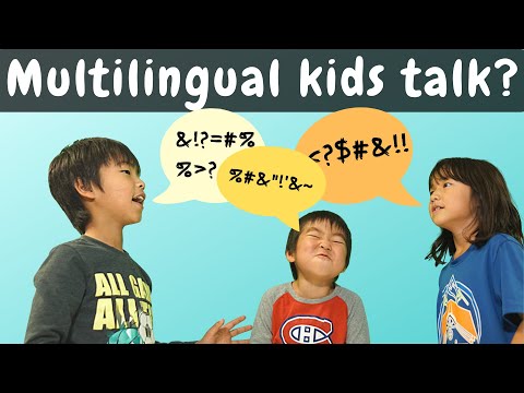 What language do multilingual kids speak to each other in?