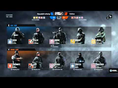 ESL EU Go4R6 (PC) #8 Newskill Infinity vs Helion esports 1/2