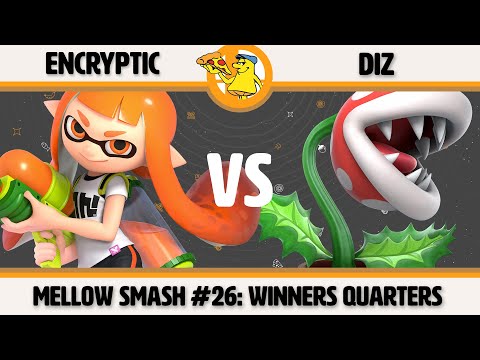 Mellow Mushroom SSBU #26 - Encryptic (Inkling) vs Diz (Plant) Winners Quarters