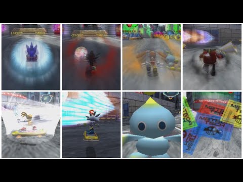 Sonic Riders Zero Gravity: All Character Attacks from Both POVs