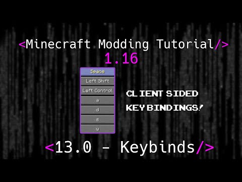 Minecraft Modding Tutorial 1.16 | 13.0 - Keybinds