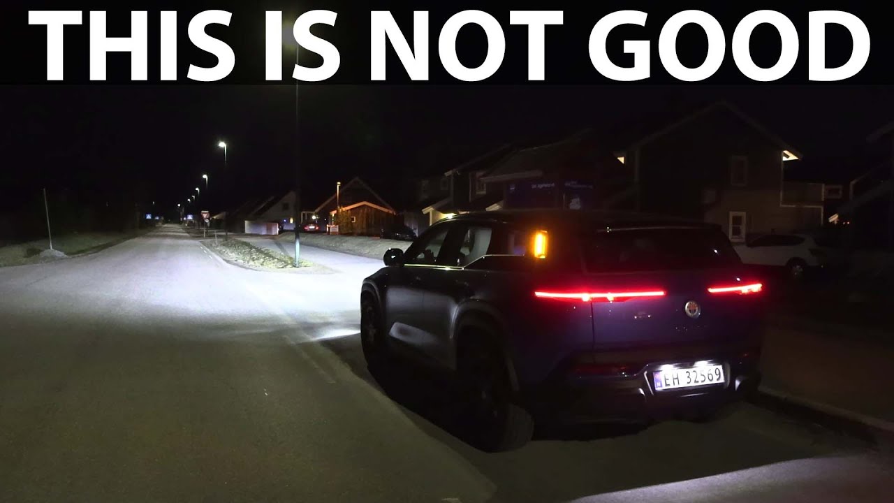 Fisker Ocean Extreme headlights test