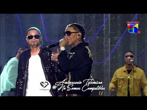 Diamond La Mafia x Don Miguelo - No Somos Compatibles + Quiereme Ahora - Aniversario Telemicro 2019