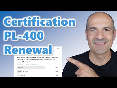 How to get prepared to renew the Microsoft certification PL-400 Power Platform Developer Associate
