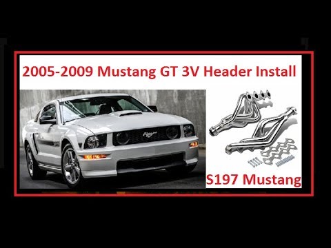 Mustang Headers install: 2005-2020 Ford Mustang GT. How to install Headers S197