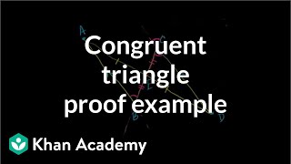 Congruent Triangle Proof Example