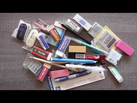 Let's try 30 artist erasers