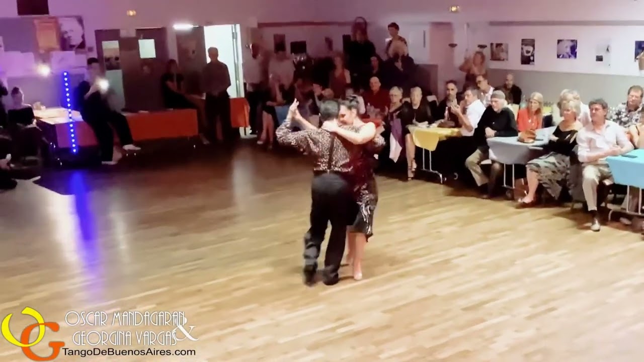 Milonga CACAREANDO with Sexteto Cristal Caen France Georgina Vargas Oscar Mandagaran