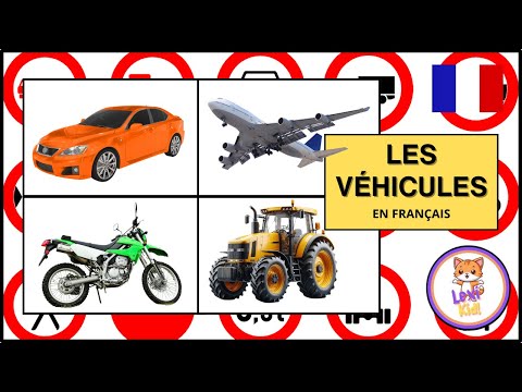 LES VÉHICULES POUR ENFANTS | Apprendre les noms et bruits