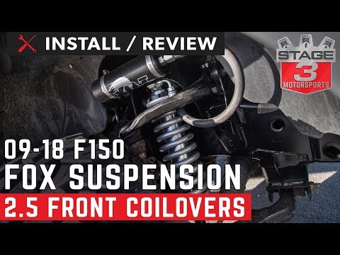 2009-2018 F150 4WD FOX 2.5 Factory Series Reservoir Front Coilovers Install and Review