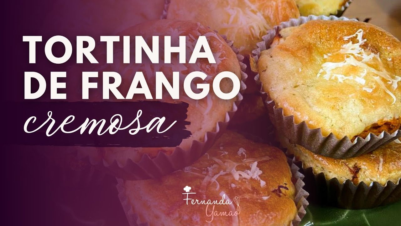 Receita de Tortinha de Frango Cremosa