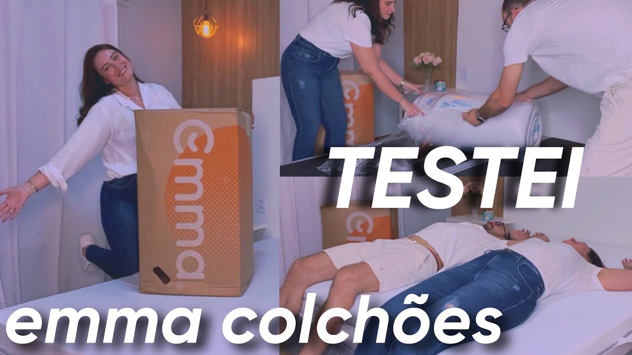 TESTEI O COLCHÃO MAIS FAMOSO DO YOUTUBE | Colchão Emma Duo Confort VALE A PENA? Primeiras Impressões