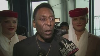 Pele on US soccer, Brazil 2014 and New York women