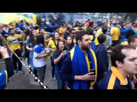 "Chegada dos Jogadores - Final Copa Luiz Fernando Costa - 22/10/2015" Barra: Unidos por uma Paixão &bull; Club: Pelotas