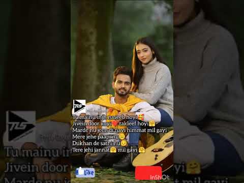 jannat aatish punjabi song whatsapp status full screen ❤️ #shorts