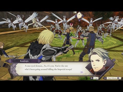 Fire Emblem: Three Houses - Dimitri Vs Randolph Unique Dialogue