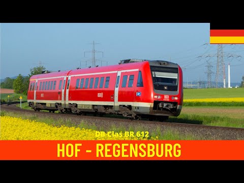 Führerstandsmitfahrt Hof Hbf - Regensburg Hbf (Deutsche Bahn, Deutschland) 4K