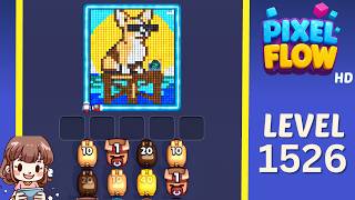 Pixel Flow Level 1526 Solution Walkthrough
