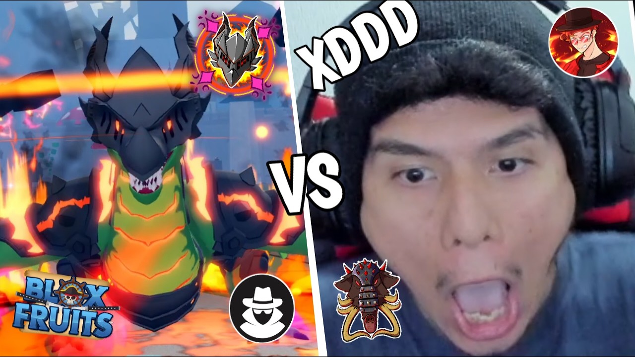 Rajo END vs Dragon West User 👹 - Blox Fruits (PAPEADA)