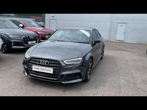 Approved Used Audi A3 Saloon Black Edition | Crewe Audi