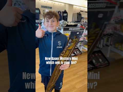 New Bauer Mystery mini#hockey#hockeyshorts#kraken#nhl#jrkraken#bauer#bauerstick#funnyshorts#12U