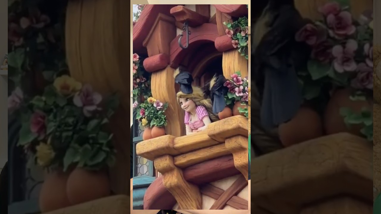 【悲劇到来】ラプンツェルが襲われた…‼️#東京ディズニーリゾート #東京ディズニーシー #ディズニーシー #ラプンツェルのランタンフェスティバル #ディズニー