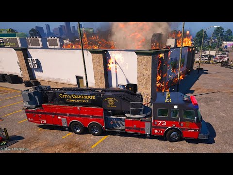 GAS EXPLOSION TRAPS FIREFIGHTERS in Fire Firefighting Simulator Ignite
