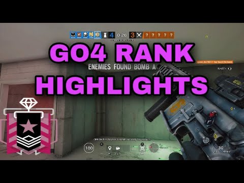 GO4/RANK HIGHLIGHTS | BEST CONSOLE SETTINGS | RAINBOW SIX SIEGE
