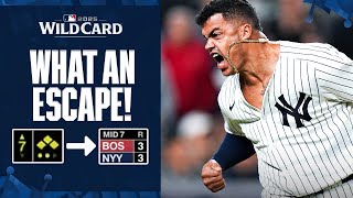 FULL INNING: A FIRED-UP Fernando Cruz & the Yankees escape bases-loaded jam vs. the Red Sox 😲