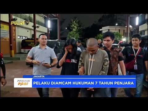 POLRES METRO JAKPUS AMANKAN PELAKU JAMBRET PASANGAN SEJOLI