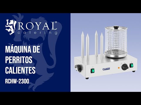 vídeo - Máquina de perritos calientes - con pinchos de tostado