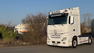 트랙터 트럭 Mercedes-Benz ACTROS 1845 Big Space - Retarder - Full spoiler - 2 tanks | 이미지 4 - Autoline