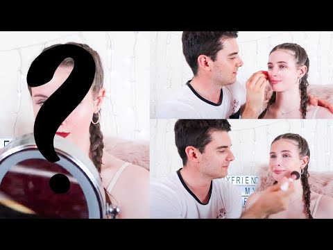 BOYFRIEND DOES MY MAKEUP | Ffion Williams