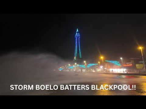 🚨STORM BOELO BATTERS BLACKPOOL! Major Damage & Emergency Services RUSH IN!!