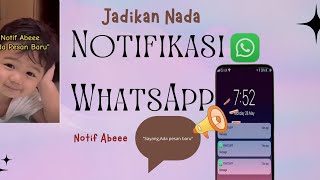 Download lagu Cara mengganti nada notifikasi WhatsApp dari abeee'sayang ada pesan baru'viral di tiktok mp3 Download lagu Cara mengganti nada notifikasi WhatsApp dari abeee'sayang ada pesan baru'viral di tiktok mp3