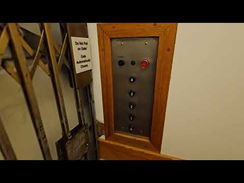 Installed in 1914! Gated Otis Elevator at the DeWitt Mall in Ithaca, NY