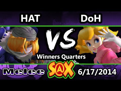S@X Weekly - Hat (Sheik) Vs. DoH (Peach) SSBM Winners Quarters - Smash Melee